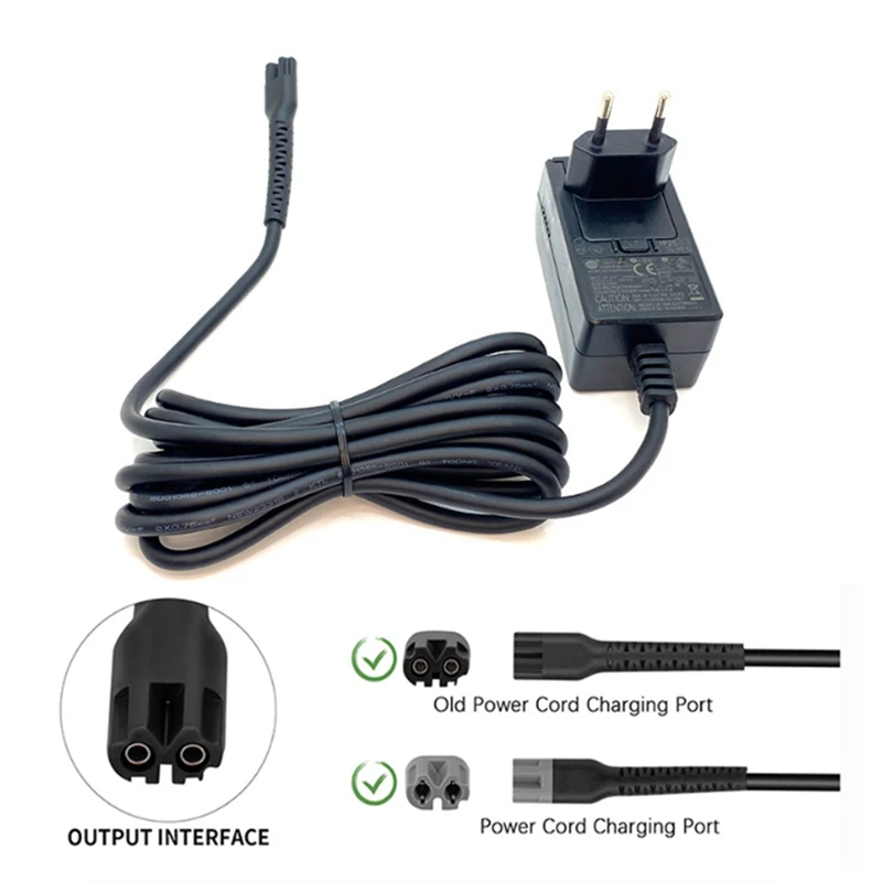 Hair Clippers Adapter with Charging Base for 8148/8504/8591/8509//2241/2240/8171 Shaver Trimmer Charger UK Plug-A50M