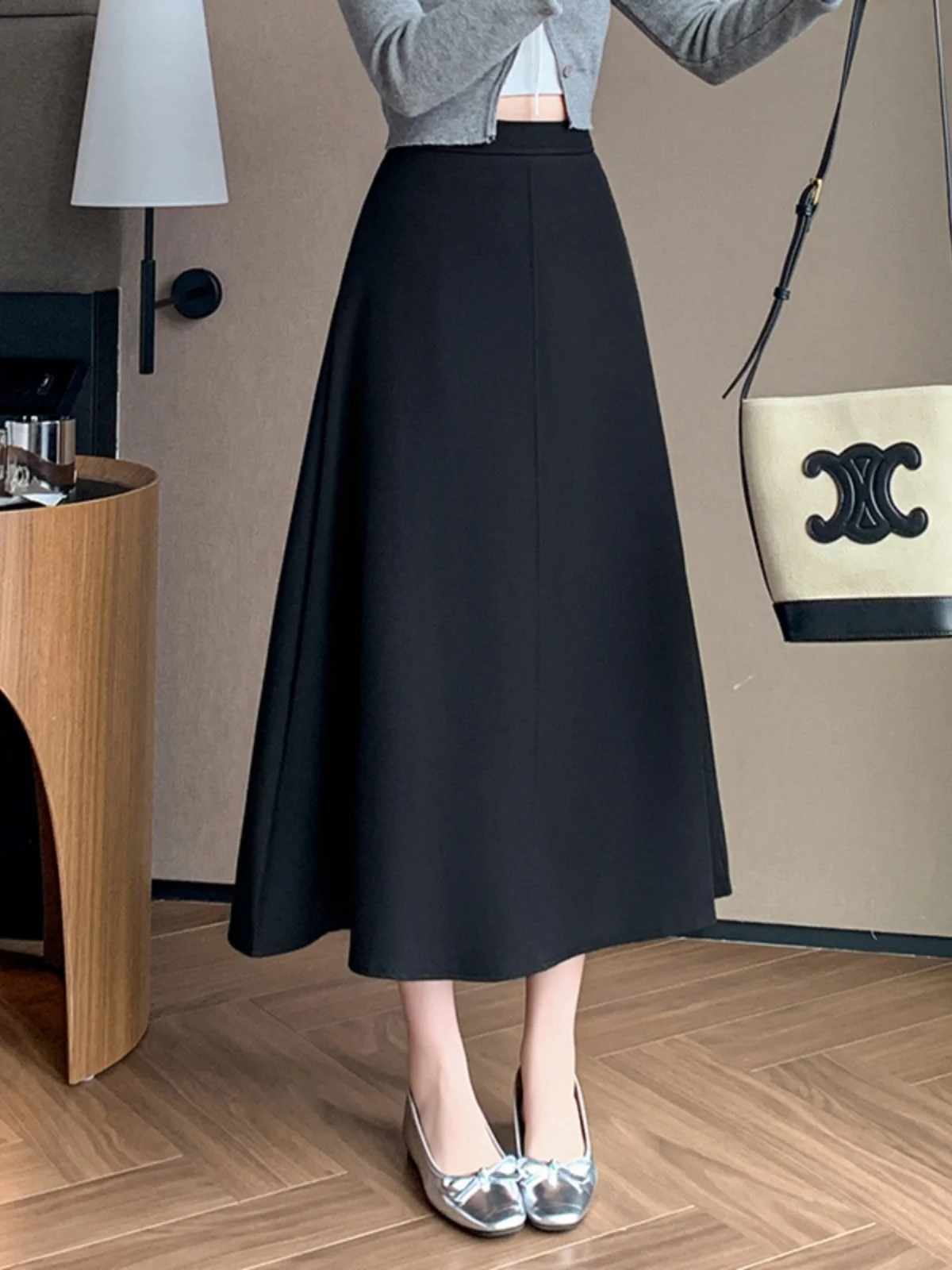 

Рекомендованная Эмили Клуд женская юбка-трапеция средней длины в деловом стиле, расклешенная, с высокой талией