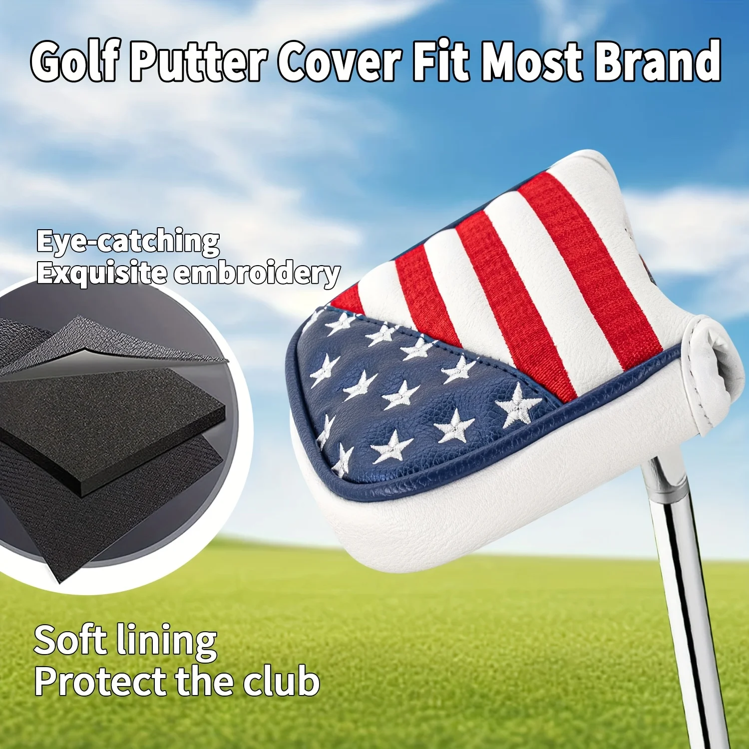 Club Head Cover, Golf Putter C - Golf Equipment Nearby ulasan dan harga