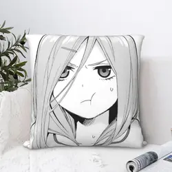 Miku Nakano Waifu Square Pillowcase Polyester Pillow Cover Velvet Cushion Decor Comfort Throw Pillow For Home Living Room