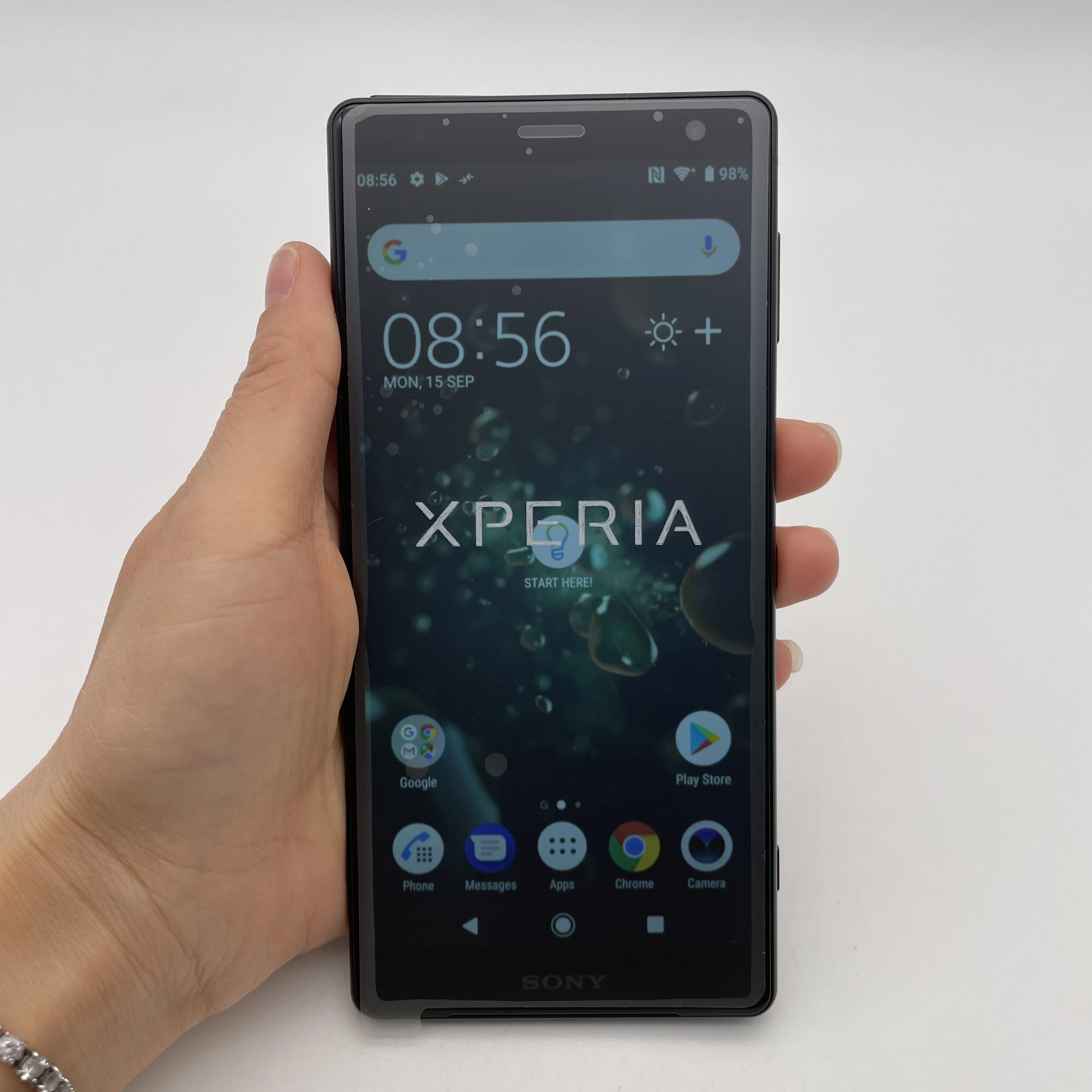 بصمة أصابع Sony Xperia XZ2 4G NFC أصلية غير مقفلة 64 جيجابايت 4 جيجابايت رام 5.7 بوصة 19 ميجابكسل أندرويد 8.0 3180 مللي أمبير في الساعة