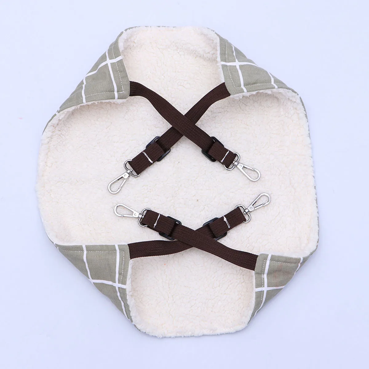 

Cat Hammock Double Layer Canvas Air Permeable Bed Warm Hanging Bed Size S Pet Cradle Bedfoldable Suitable for Window Door Stairs