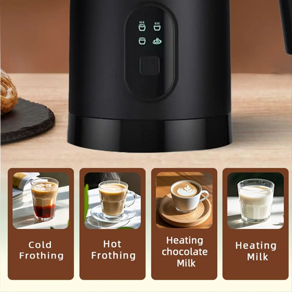 [828-sale]full-automatic-milk-frother-machine-smart-touch-control-milk-warmer-temperature-settings-hot-cold-milk-frother-eu-plug