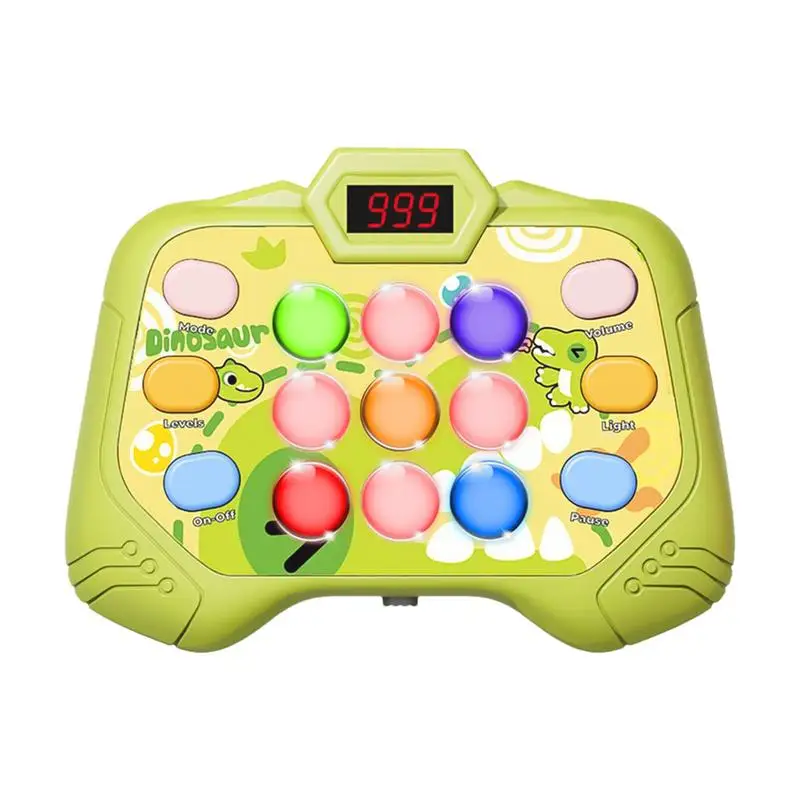 Fast Push Bubble Game Pop Quick Push Bubbles Game Funny Light-up Fast Push Game Machine Sensory Toys Quick Push Bubble