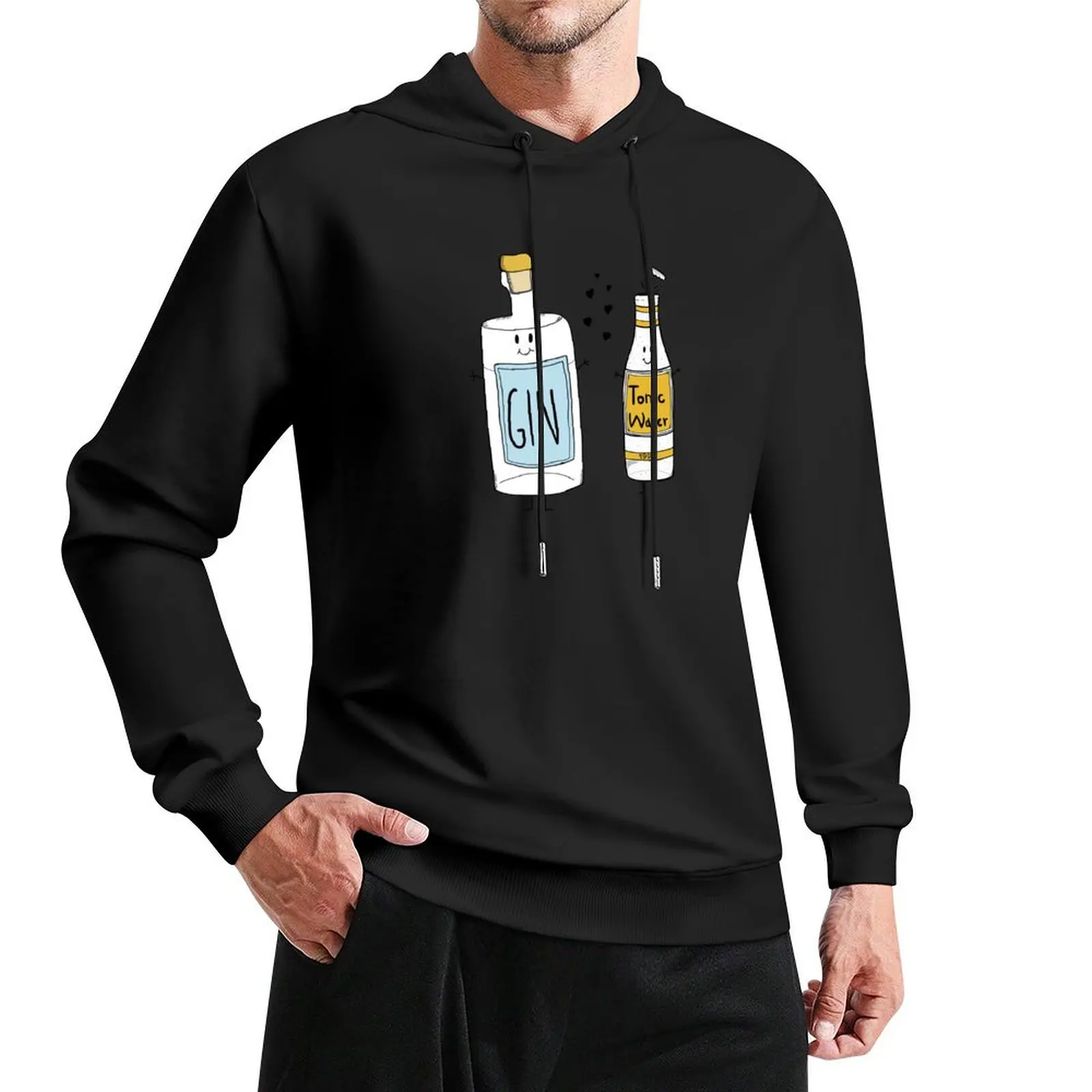 

Gin & Tonic Pullover Hoodie mens clothing japanese style men clothing new in hoodies & sweatshirts