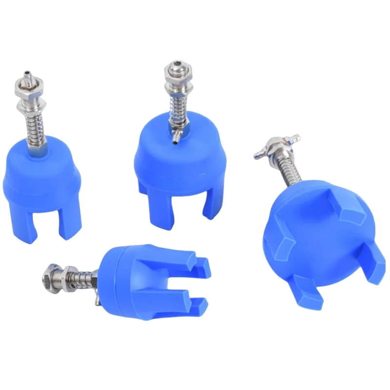 Manipulator 4D flexibele kaak pneumatische doorbraakpunt vacuüm siliconen zuignap kaak armatuur armatuur accessoires