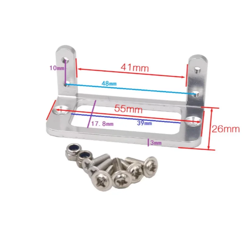 CNC سبائك الألومنيوم مضاعفات تثبيت حامل جبل ل RC طائرة قارب سيارة 3003 MG995 سيرفو قوس