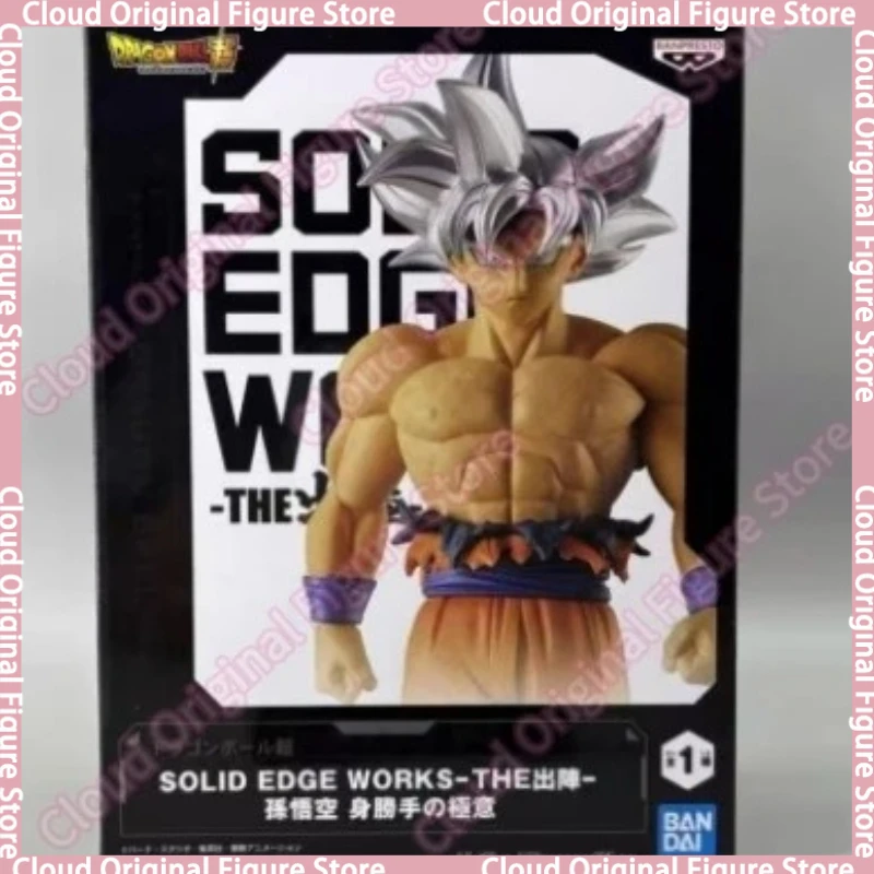 In Magazzino 100% Originale Banpresto SOLID EDGE LEGGERE Dragon Ball Super Son Goku Anime Figure Da Collezione Modello Giocattoli