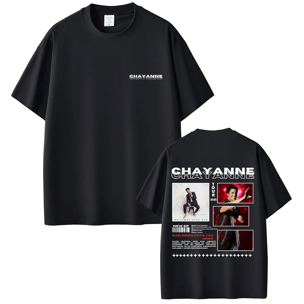 

Chayanne Bailemos Otra Vez 2025 Tour T Shirt Men Women Casual Cotton Vintage T Shirt Hip Hop Fashion Music Short Sleeve T-shirts