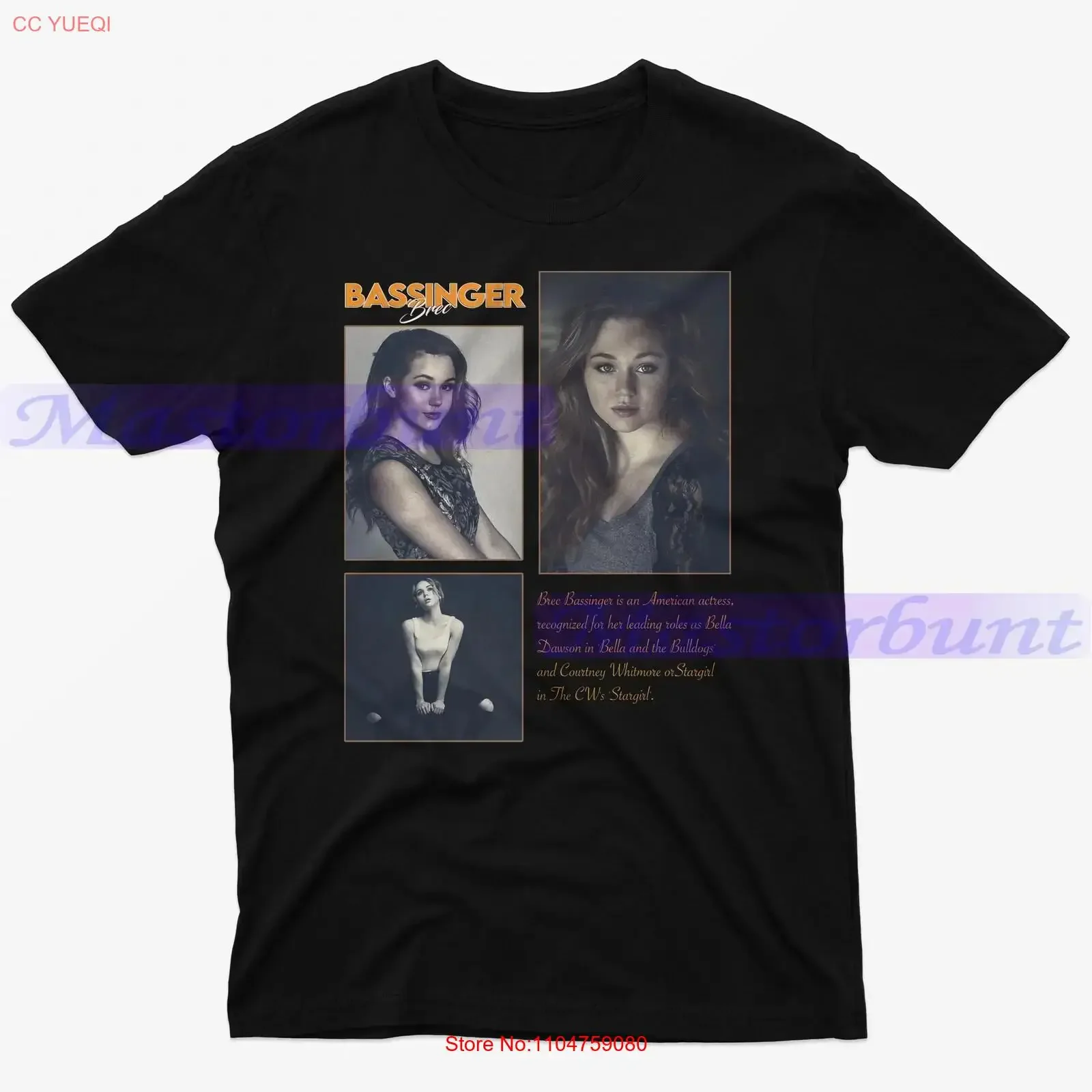Camiseta Brec Bassinger Vintage Retrô Anos 90 Estilo Fã Lavada Designer Elegante Masculina Ligeiramente Respirável com Estampa Gráfica