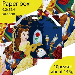 Beauty and the Beast paper box Event Party Supplies Candy Box Cookies Chocolate Snacks wedding party favors for kids birthday