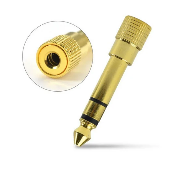 6.5mm male to 3.5mm female audio adapter electronic organ piano amplifier speaker headphone adapter