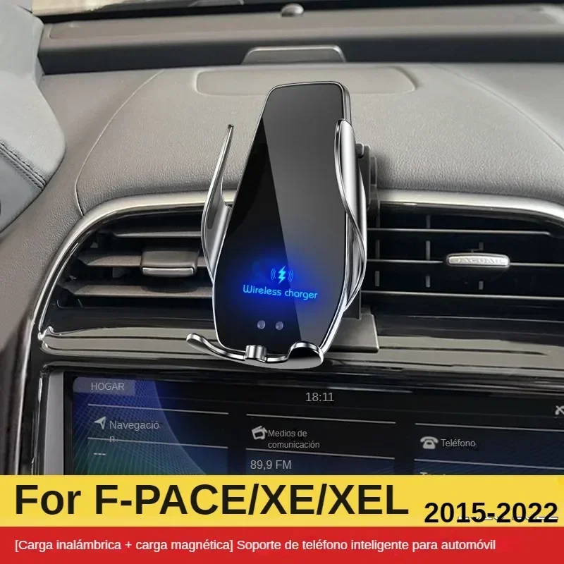 

2016-2020 For Jaguar F-Pace Phone Holder Wireless Charger Car Mobile Phones Mount Navigation Bracket GPS Support