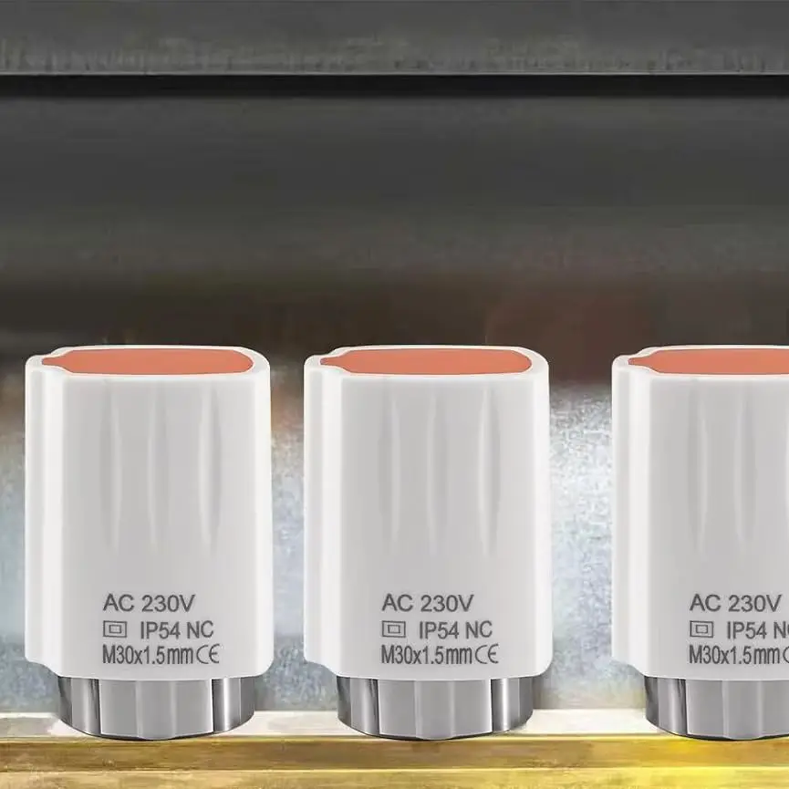 Underfloor Heater Control Heating Manifold Valve For Smart Heating Zones 230V AC Power Supply Normally Closed Type