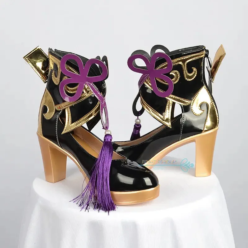 

2025 12 Fu Honkai Star Rail, ботинки для аниме-игр, комический костюм Fu Xuan, реквизит для косплея, обувь для вечеринки на Хэллоуин