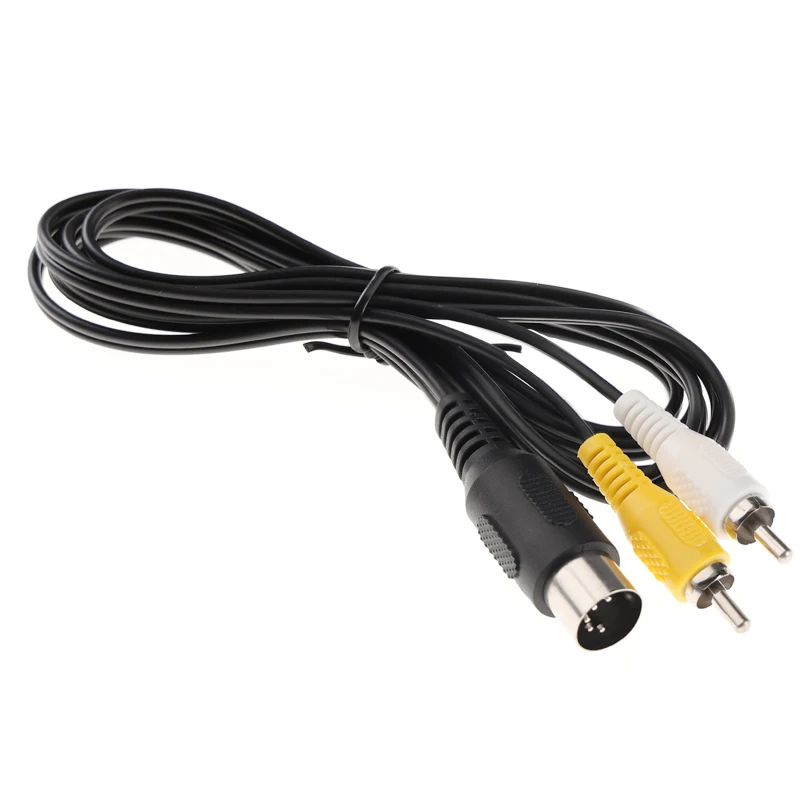 1.8m 5 Pin AV Audio Video Component Cable Cord for Sega Genesis 1 Mega Drive Master System Connection Cord Wire