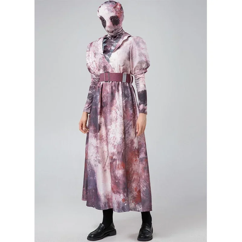 SN66 Game Dead Zombie Daylight Fancy Dress Up Scary Nurse Killer Halloween Costume Women Sally Smithson Fany Dress UpW&M