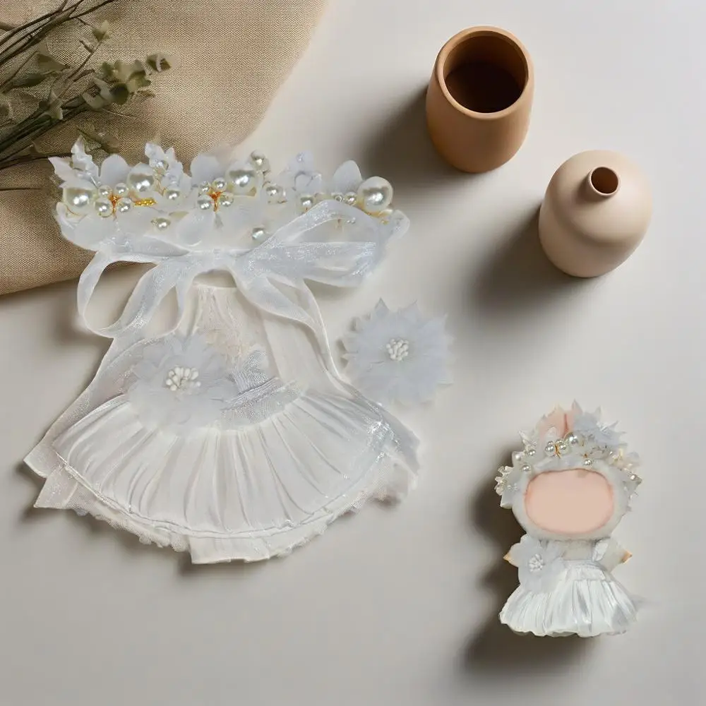 

17cm Clothes For Labubu Decoration 13 Styles Plush Dolls Clothes Cute Doll Dresses For 10cm Cotton Doll