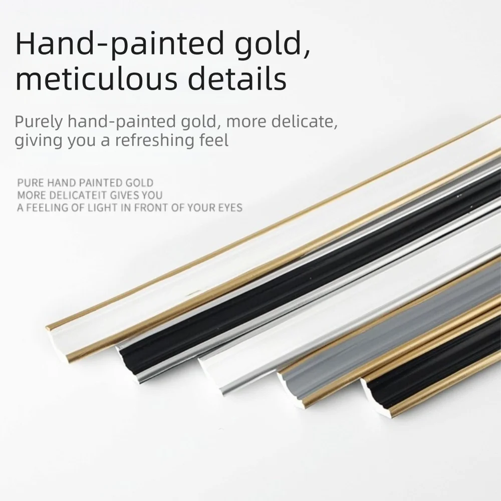 12mm*9mm Self Adhesive Corner Line Self-adhesive 1M Length PVC Corner Line 3D Foam PVC Material Triangular Edge Strip Wall