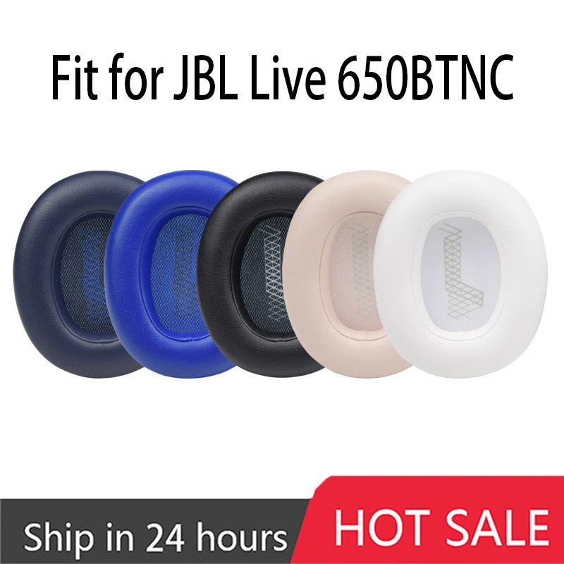 เปลี่ยนแผ่นรองหูฟังแผ่นรองหูฟังสําหรับ JBL ไลฟ์สไตล์ Live 650BTNC Tune 660BTNC Duet NC หูฟังตัดเสียงรบกวน