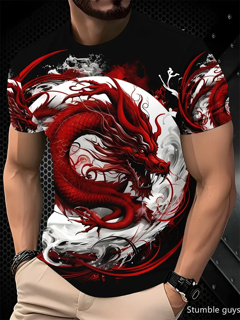 Herren Übergroßes Sport-T-Shirt im Jersey-Stil Sommer Anime-Grafik Locker Geschnittenes Kurzarm-Oberteil Atmungsaktiv Modisch Lässig