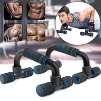 2Pcs Non-Slip Push-Up H-Shaped Support Bar Stand Home Fitness Gym Handles Pushup Bars Exercise Arm Chest Muscle Training Bracket