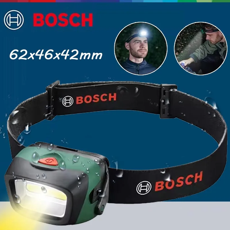 

Bosch Headlamp Portable Led Strong Light Lighting Equipment Outdoor Activity Night Light Waterproof Electric Lighting Tools