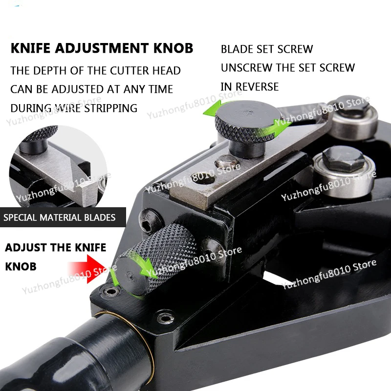 BX40A Multifunctional Cable Stripper - Semiconductor & Insulation Layer Fast Stripping Knife