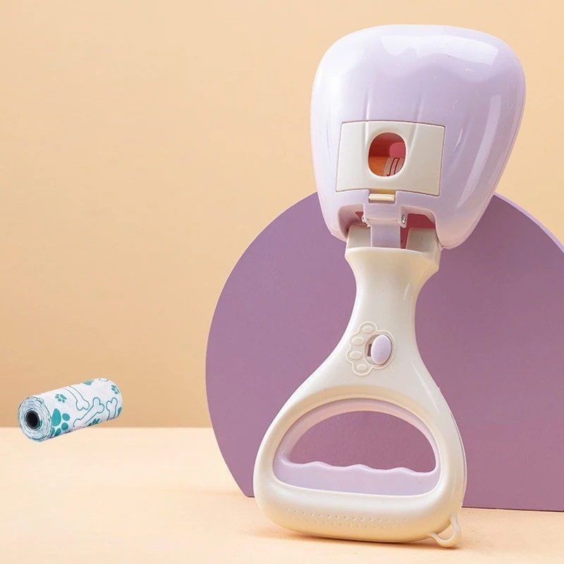 مشبك قطعة أثرية لتجريف القرف الأليف والكلاب الأليفة يخرجًا للمشي على الكلب لالتقاط حقيبة القرف ومشبك المرحاض وأداة التقاط القرف للكلب #1