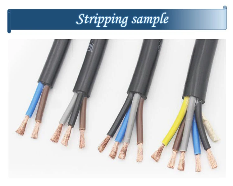 SWT-608-YHT6 4 6 8 Wheel Wire Stripping Machine High Speed Round Sheath Inner and Outer Double Layer Stripping Machine