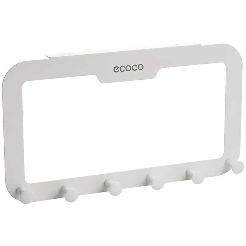 

ECOCO Door Hooks Wall-mounted coat towel rack door back rack kitchen bathroom storage rack no trace tools clothes hook