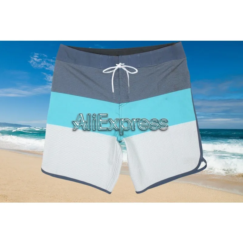 

Trendy Color Block Pattern Print Men'S Women Swim Trunks Quick Dry Drawstring Beach Shorts Men'S Pants Swimwear For Summer Beach