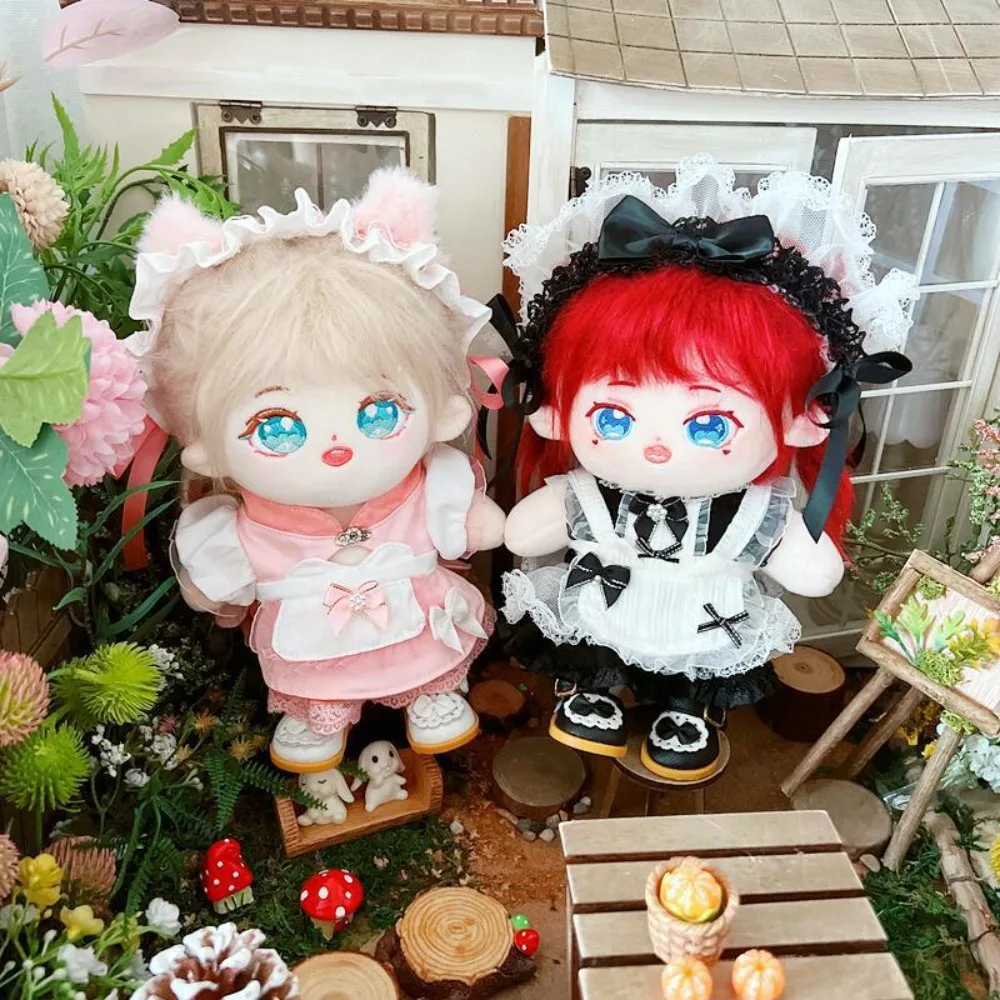 

Cute Cool 20cm Cotton Doll's Clothes Star Handsome Doll Lolita Dress Mini Toy Accessories Plush Doll Costume Suit Children Gift