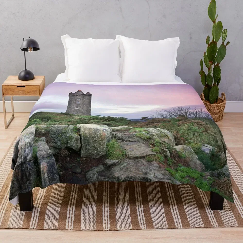 

Scrabo tower sunset - Newtownards Throw Blanket Luxury Multi-Purpose Extra Large Throw Blankets