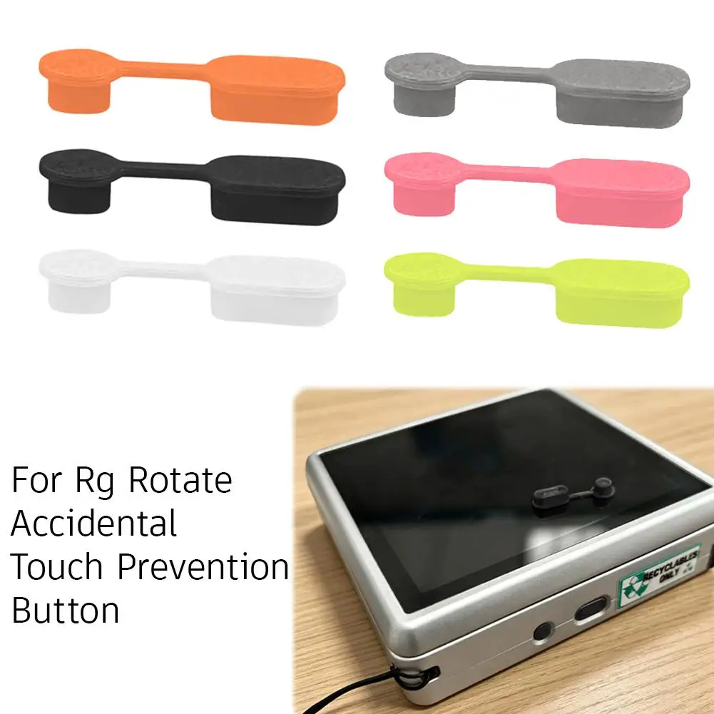 For Anbernic RG Rotate 3D Printed Replacement Side Buttons Reduce Accidental Triggers Port Protection Cap