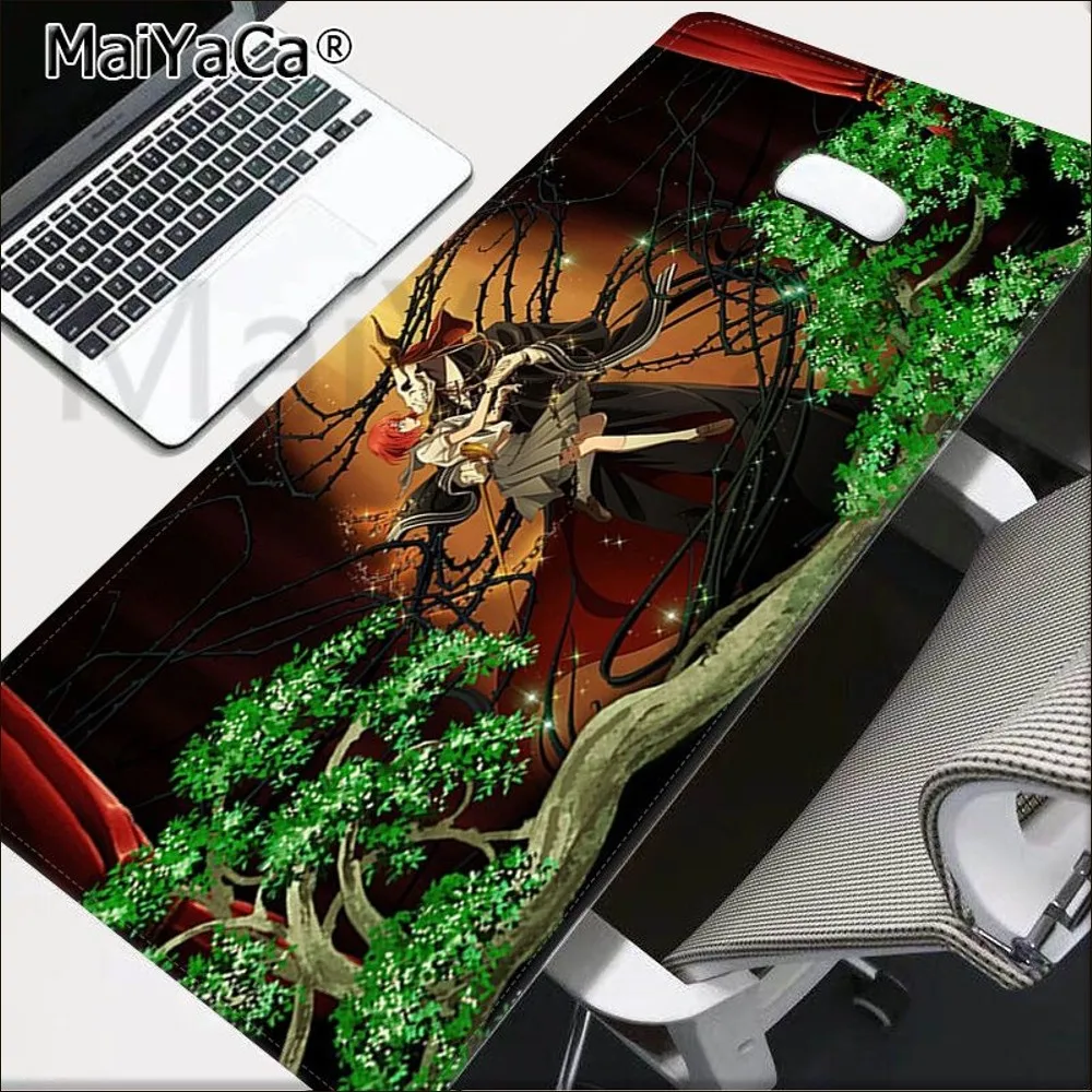 Imagem -03 - Anime Antigo Magus Noiva Mousepad Novo Mouse de Borracha Durável Desktop Mousepad Tamanho para Jogo Teclado Almofada para Gamer