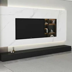 Woonkamer Unieke tv-standaards Open haard Monitorkasten Luxe moderne dressoirs Tv-tafel Display Muebles Entreehal Meubilair