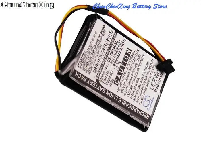 OrangeYu-Batterie de navigation pour TomTom Go 950, Go 500, One 600, One 140 S, One 140 S US, Go 50, One 140 S, VF6D, VF6S, 140 mAh