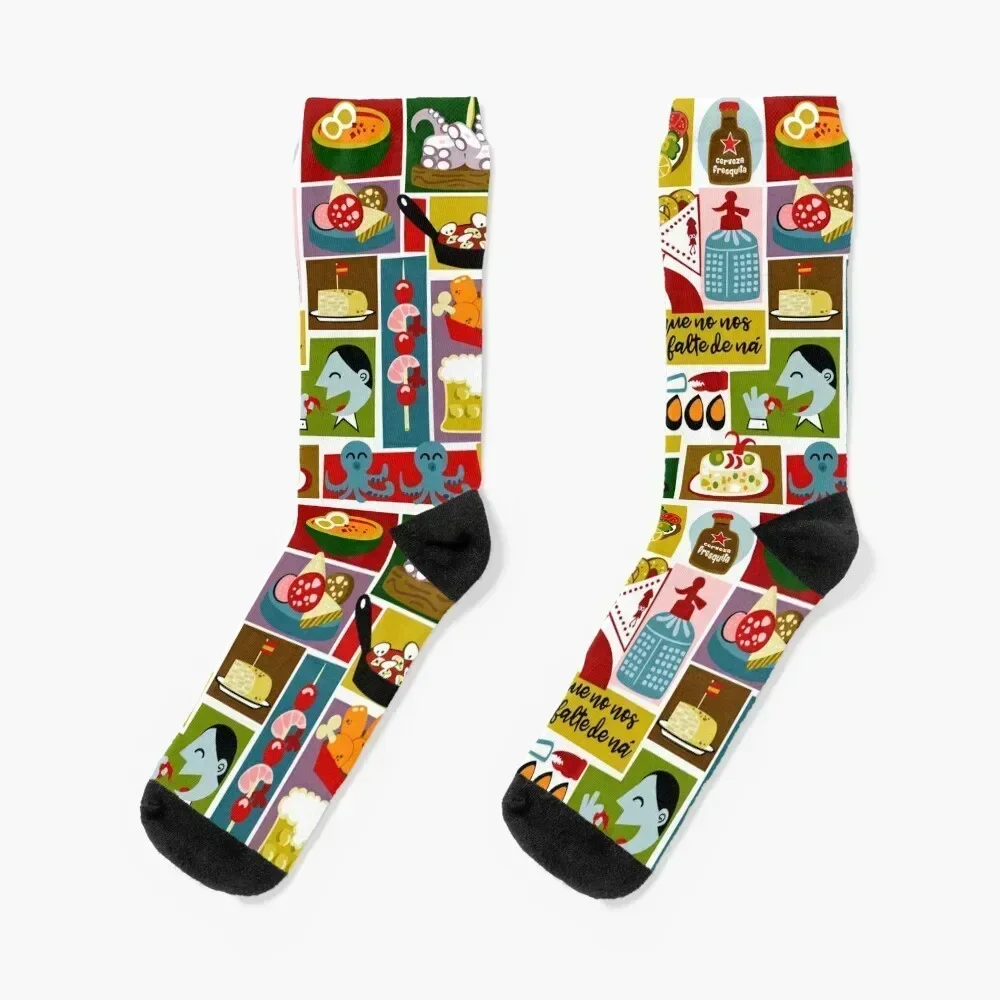 

Tapas Socks cotton anti slip football Stockings man essential Male Socks Women's Toe sports FASHION golf Man Socks Women's
