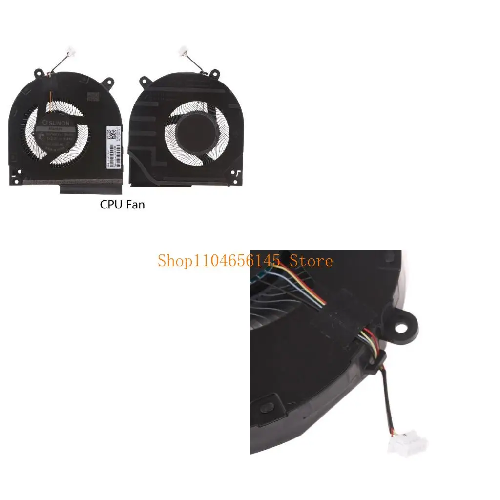 

5asd 4 pin 12V Notebook GPU Cooling Fans GPU Radiator for HP VICTUS 9 16-R