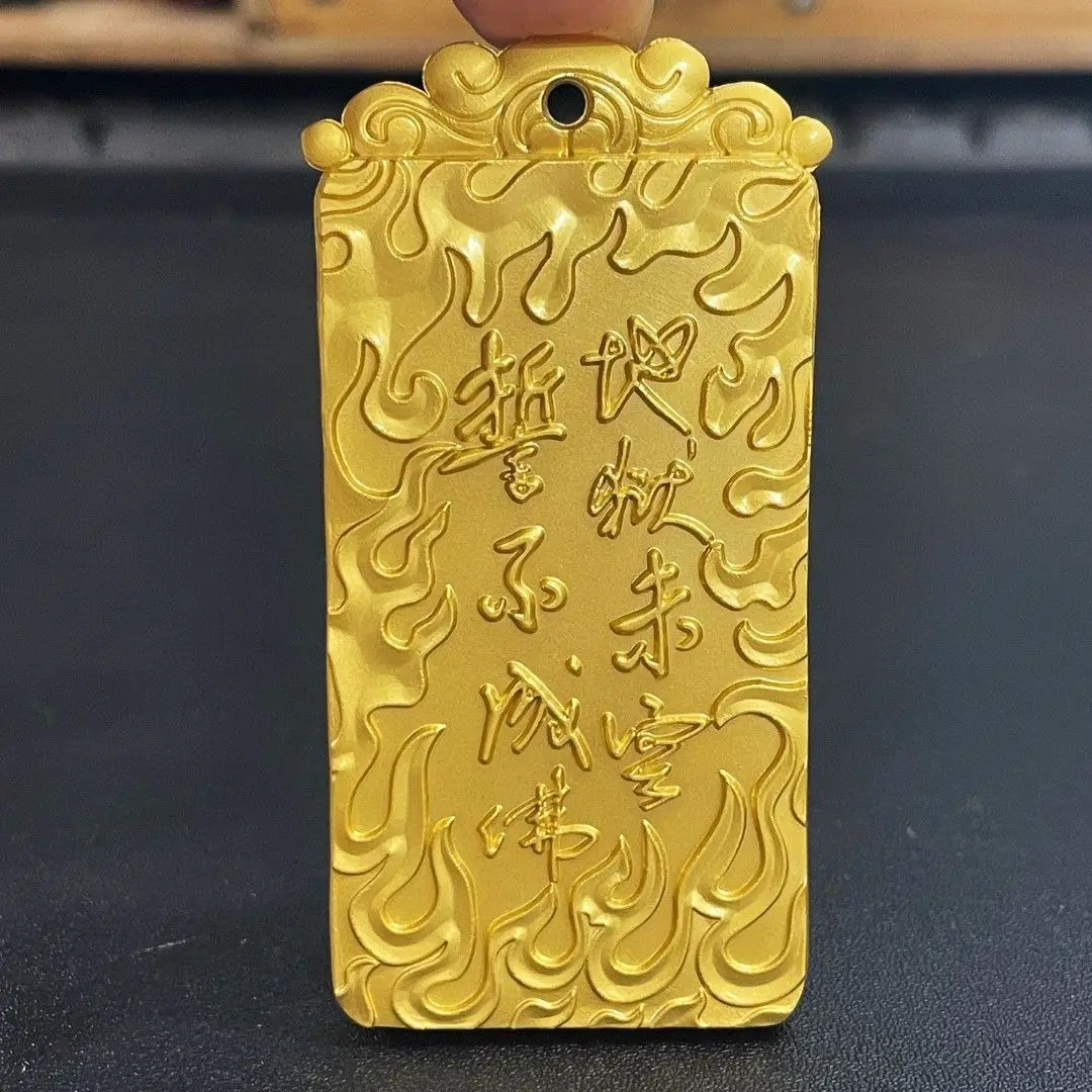 Gilt Riding Mythical Beast Ksitigarbha Bodhisattva Buddhist Amulet Ornament Decoration Tea Pet Figurines Desk Decor Accessories