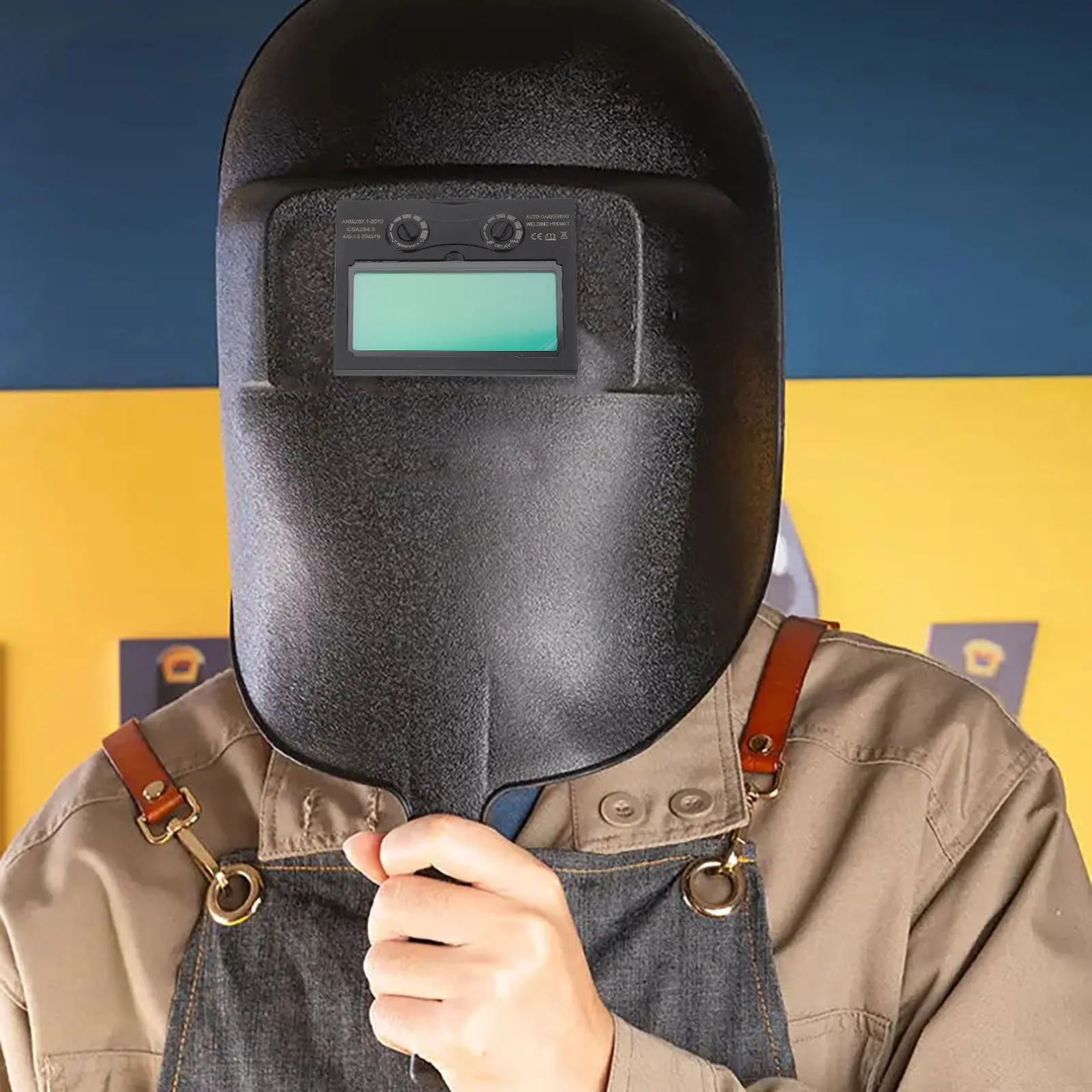 

Auto Darkening Solar Powered LCD Welding Lens for with Uv Infrared Protection Suitable for Mig Tig Arc Welding