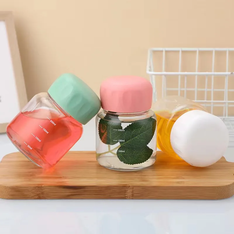 Wasser flasche niedlichen Boro silikat für Kaffees aft Milch tee Kawaii Kunststoff kalte Flasche für Kinder tragbare wieder verwendbare Trinkbecher