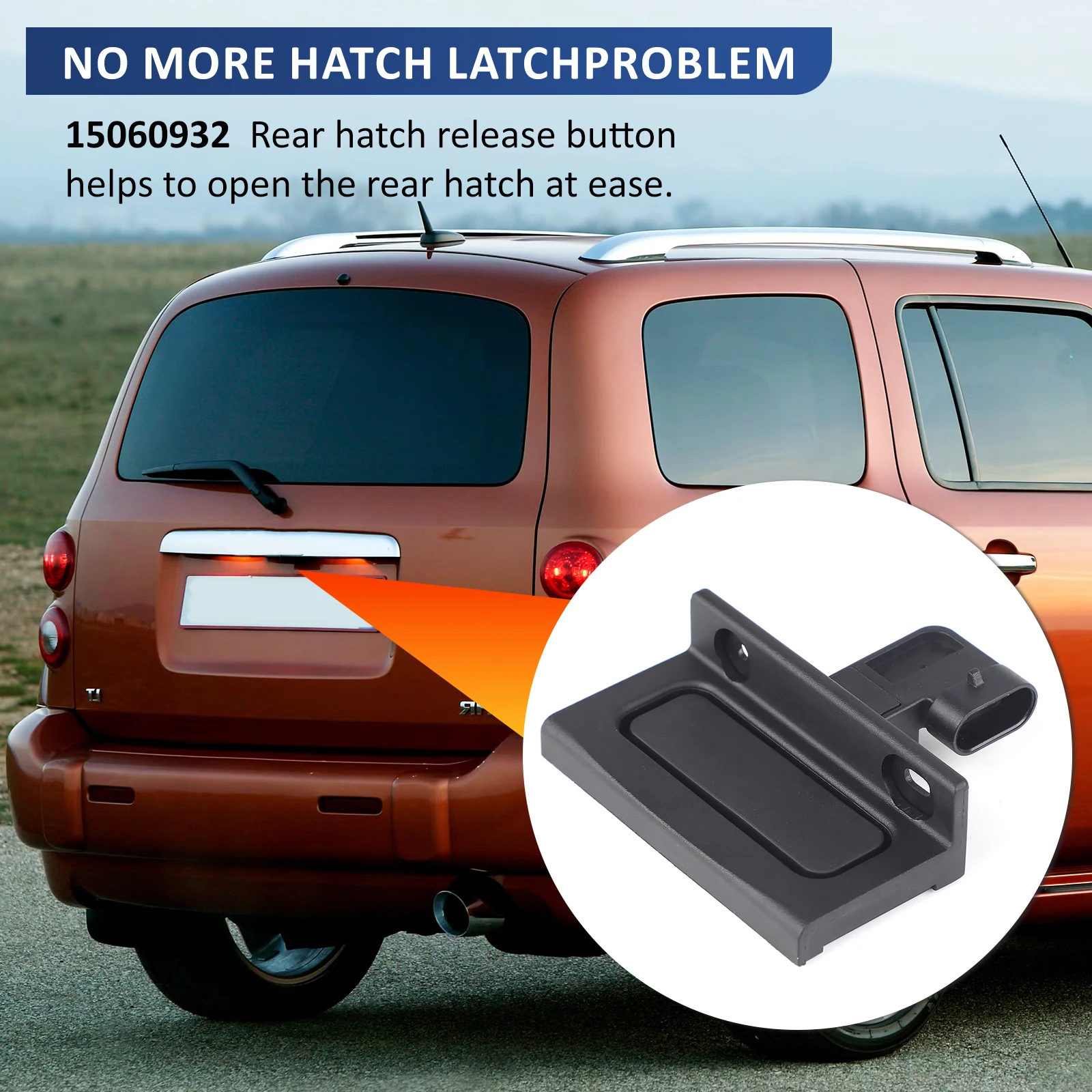 

For Chevrolet 2006-2011 HHR GMC 2004 2005 Envoy XUV Car 15060932 15101543 22747152 Tailgate Release Switch Trunk Open Button