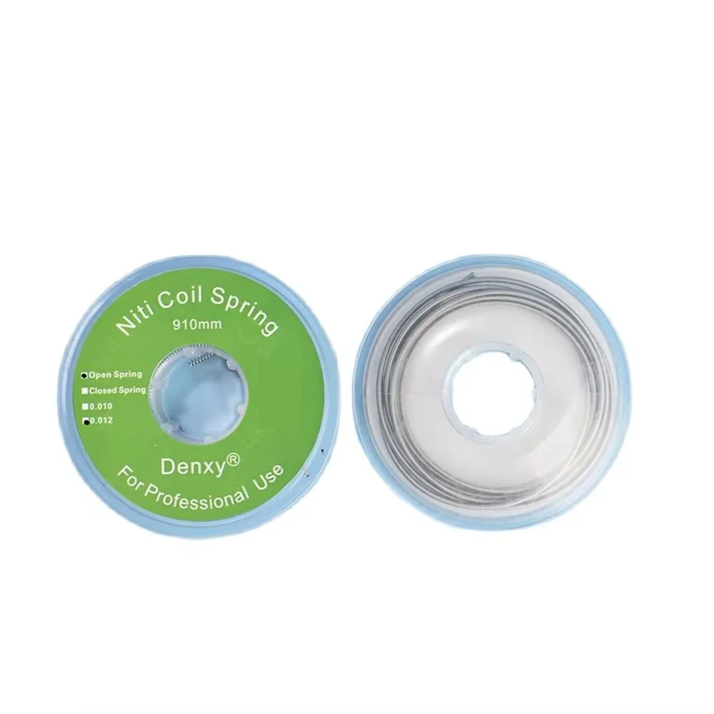 2Pc Chất Lượng Cao 910Mm/Cuộn Nitinol Chỉnh Nha Cuộn Dây Lò Xo Mở Lò Xo Gần Mùa Xuân Ortho Phụ Kiện Niti Chỉnh Nha chân Đế