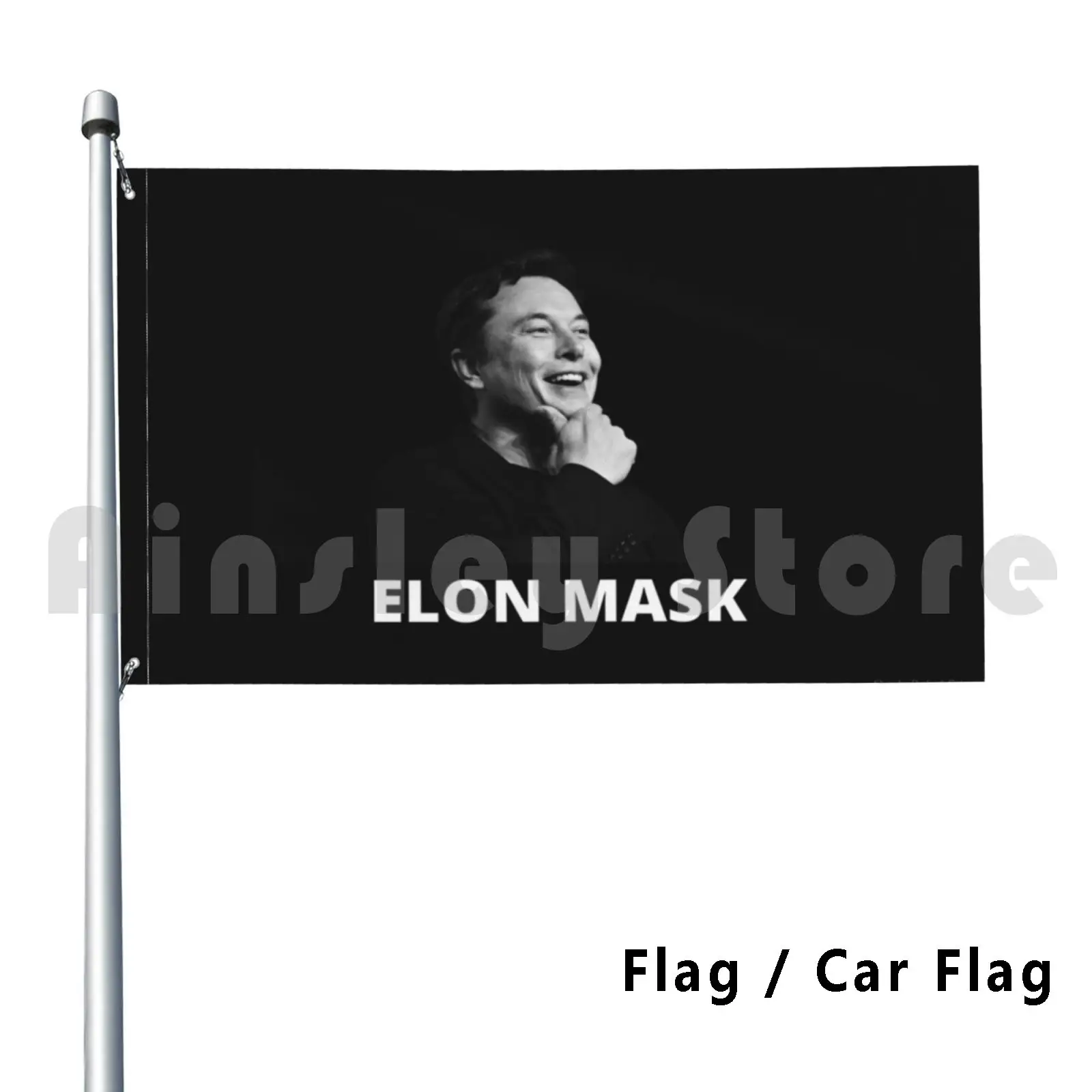 Elon Outdoor Decor Flag Car Flag Elon Elon Musk Cool Trending Latest Stylish Funny