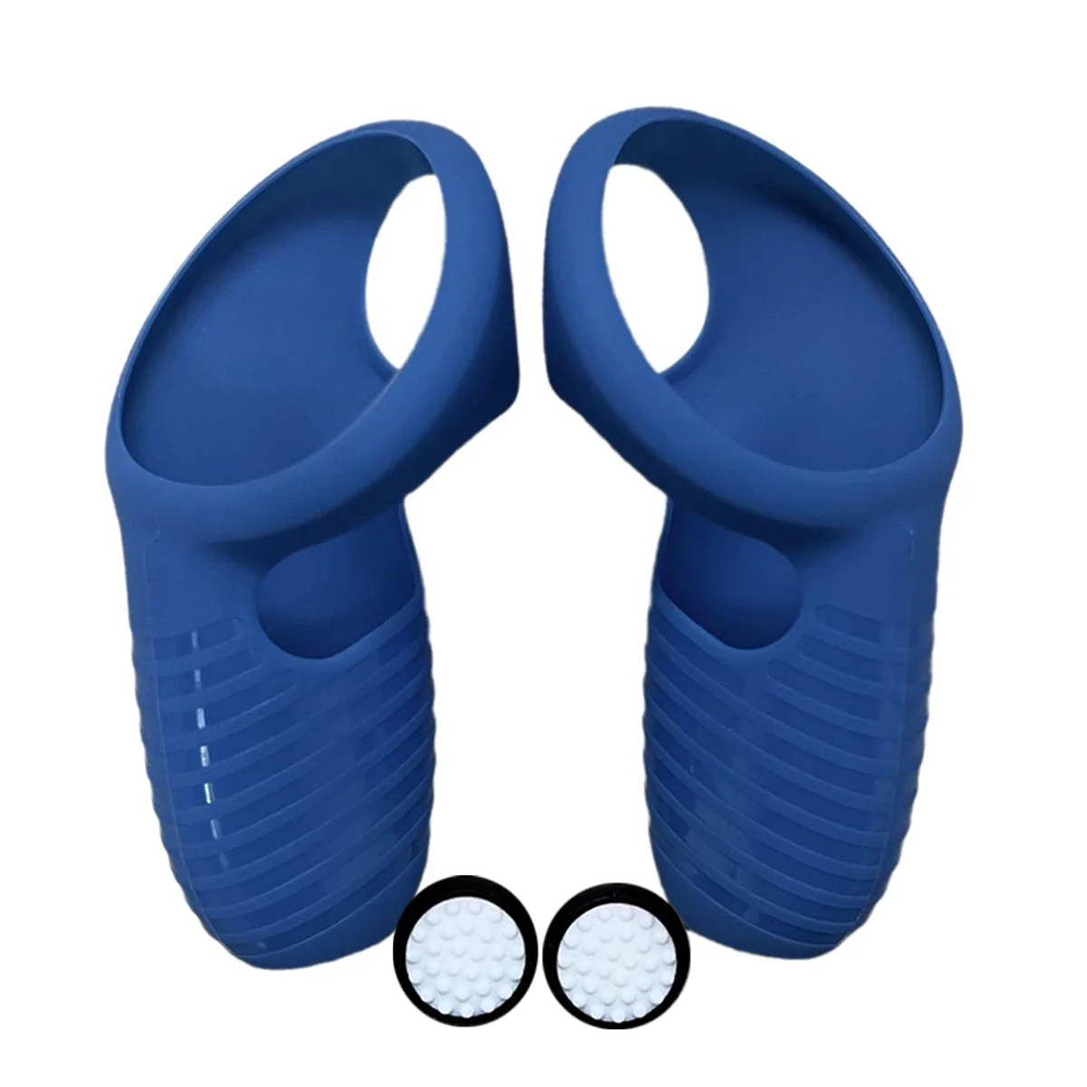 Funda de controlador de juego para Meta Quest3 Grip, funda de silicona antideslizante para Quest3, funda de silicona con tapa protectora B