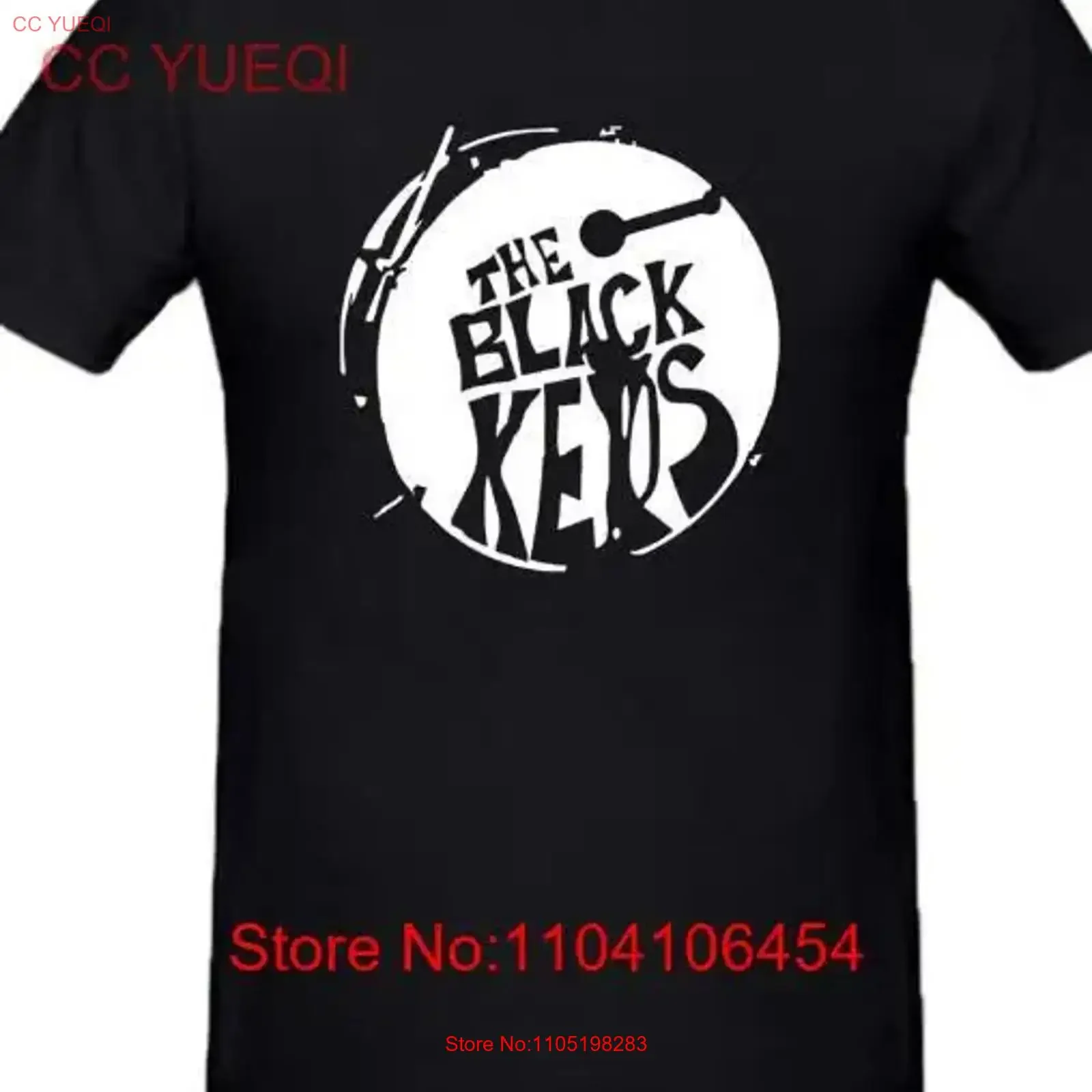 تي شيرت The Black Keys جرافيك هدية رائعة لعيد الأب وعيد الأب جديد عتيق مغسول أوم مصمم أزياء ملابس مريحة #1
