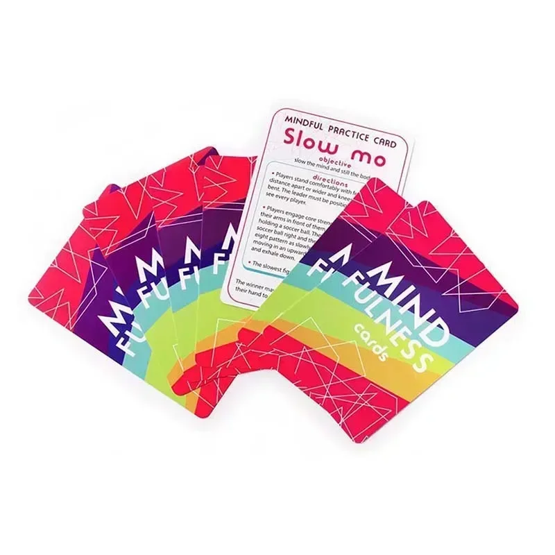 Mindfulness Therapy Games The Mindfulness Game Social Skills Kids Teens And Adults 40 Cards For Playing Card Game Board Game