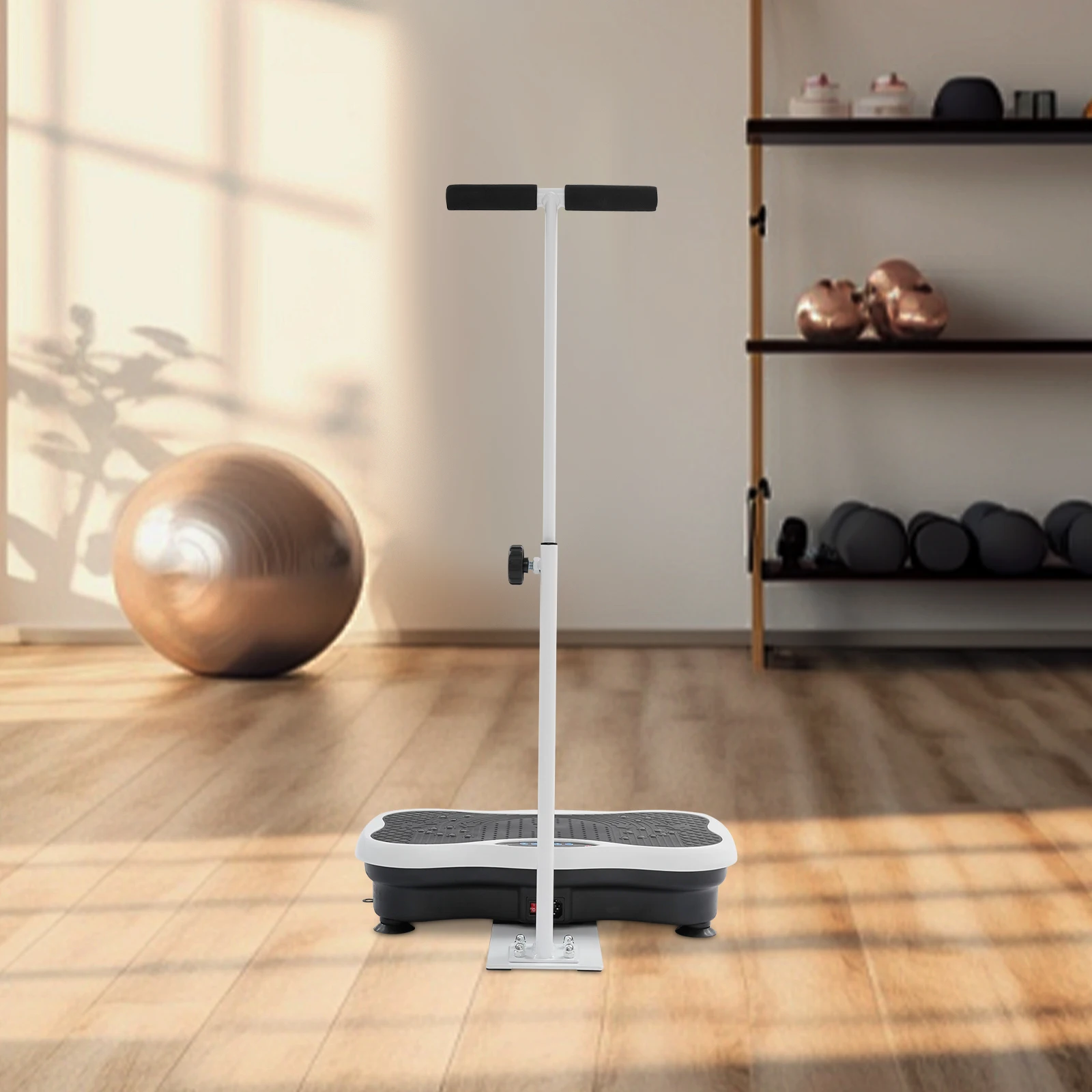 

Vibration Plate Exercise Machine, Vibration Plate Exercise Machine with Handrails, Full-body Workout Vibration Plate Equipment